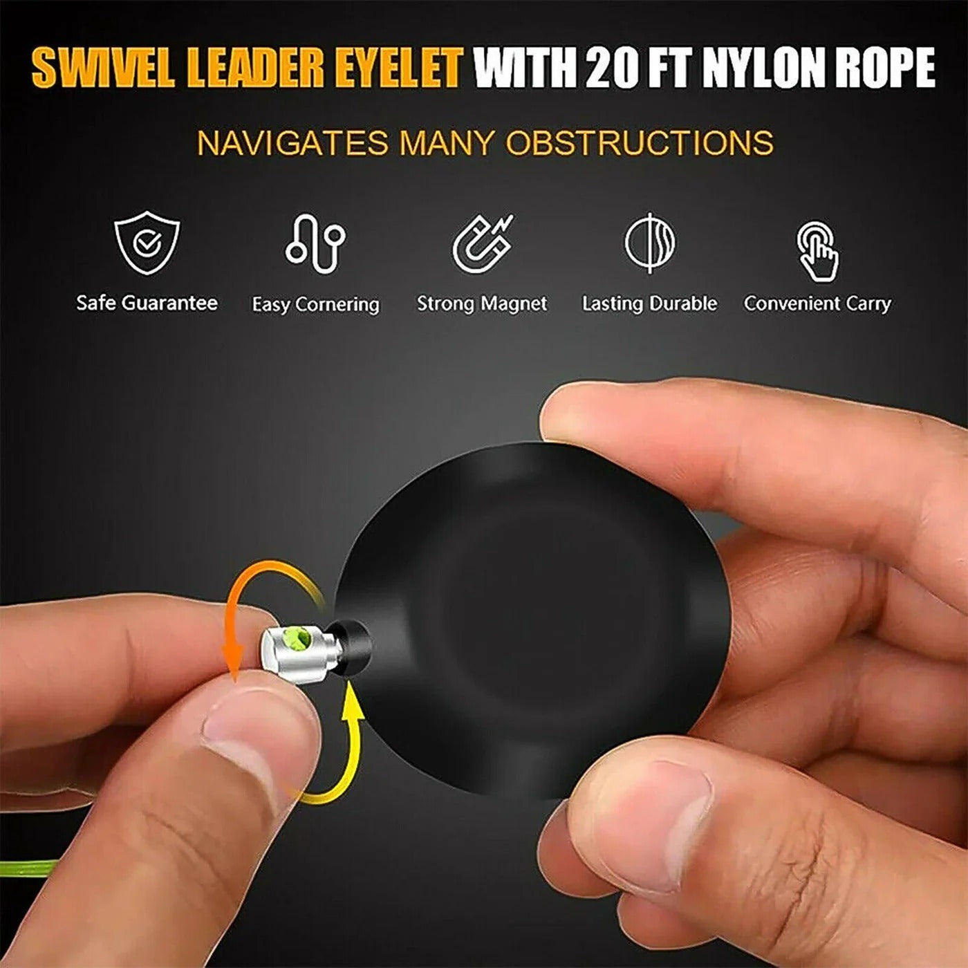 Magnetic Cable Puller Wire Guide System