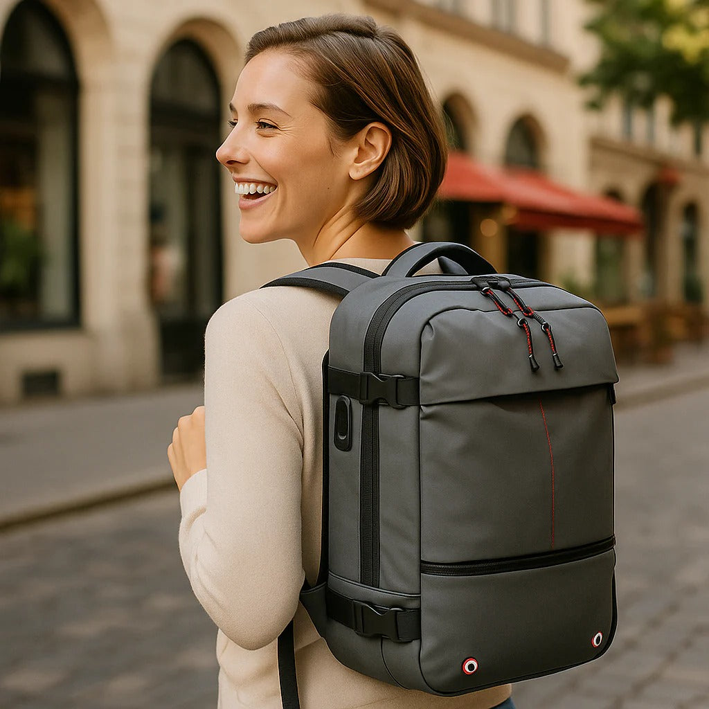 Compression Travel Backpack with Expandable Storage
