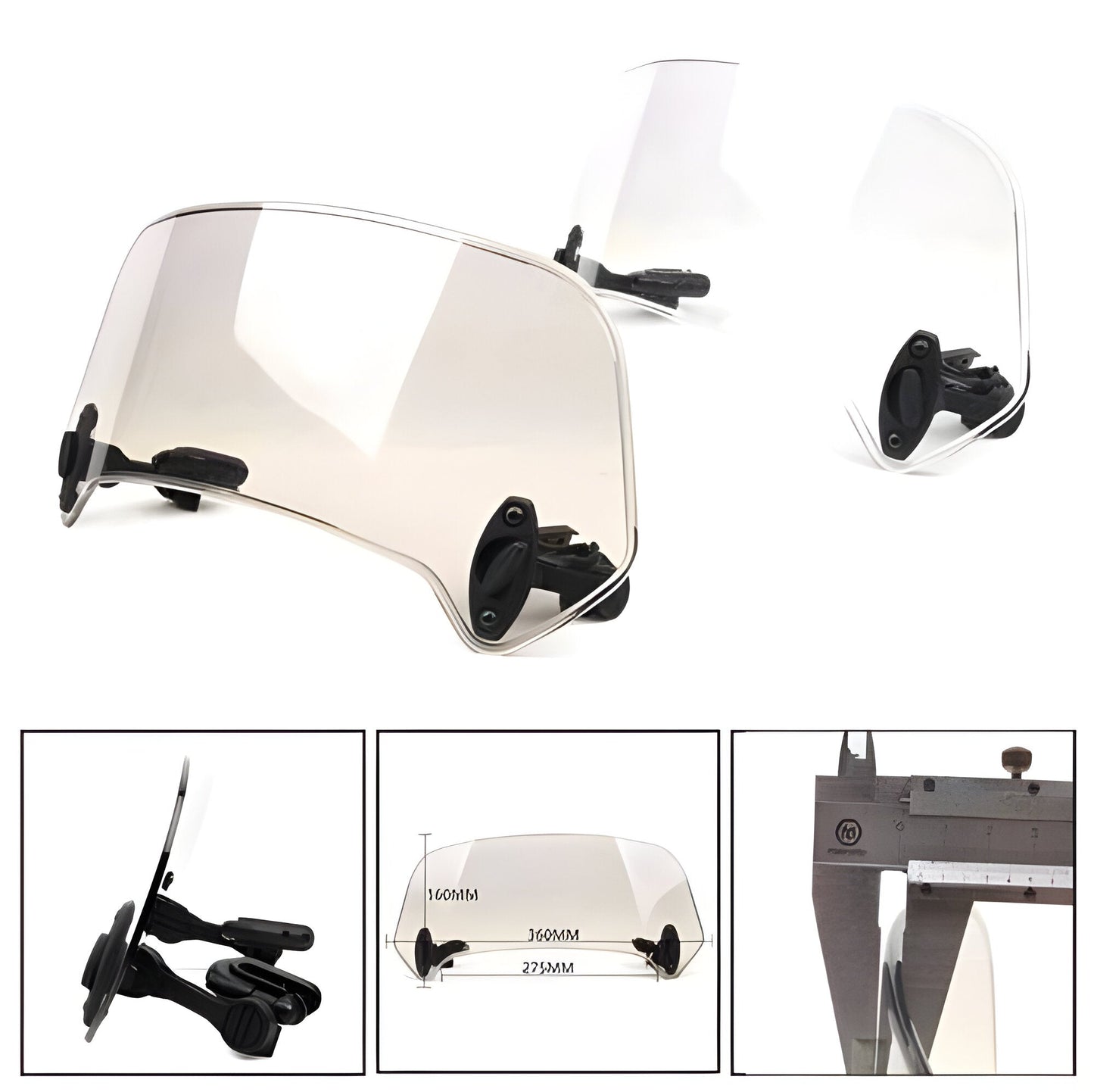 Adjustable Motorcycle Windshield Extension