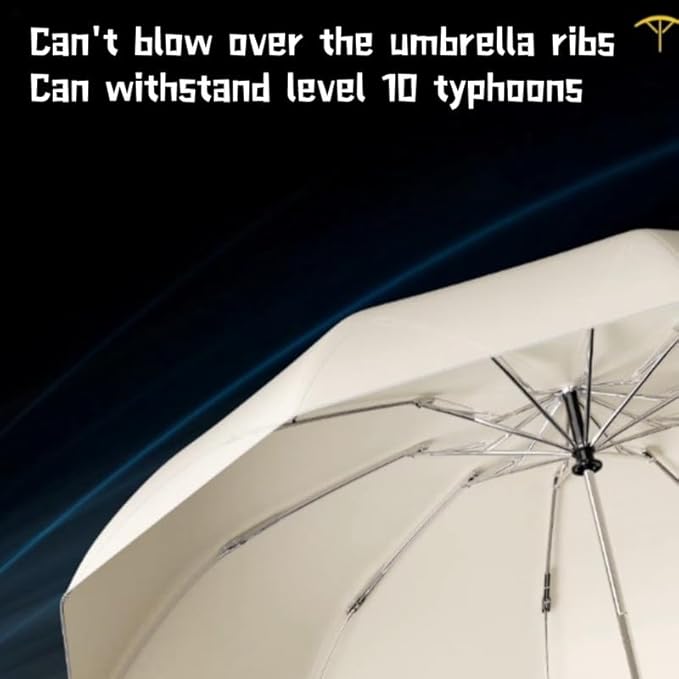20-Rib Auto Umbrella – Extra Large Windproof for Men