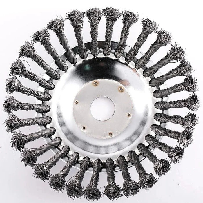 Heavy Duty Wire Weeding Wheel Attachment