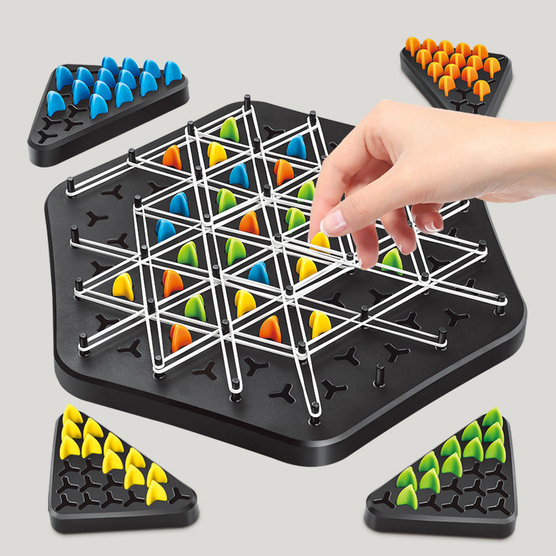 Rubber Band Chess Game - Fun Interactive Board Game