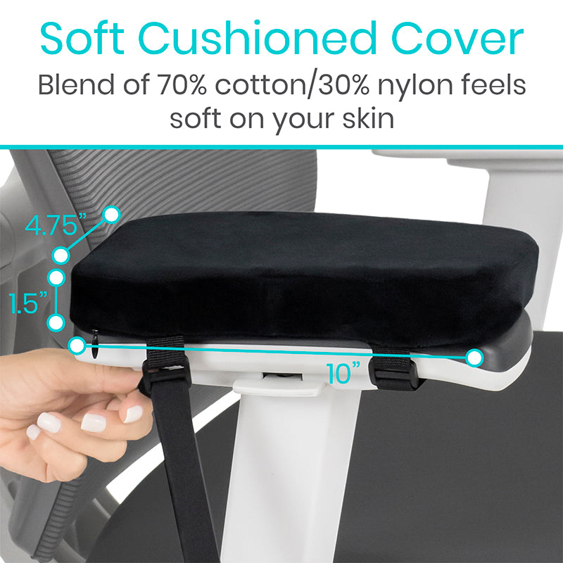 Comfortable Memory Foam Armrest Pads - Ergonomic Support