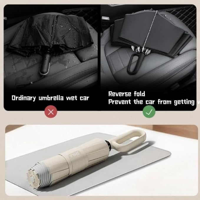 20-Rib Auto Umbrella – Extra Large Windproof for Men
