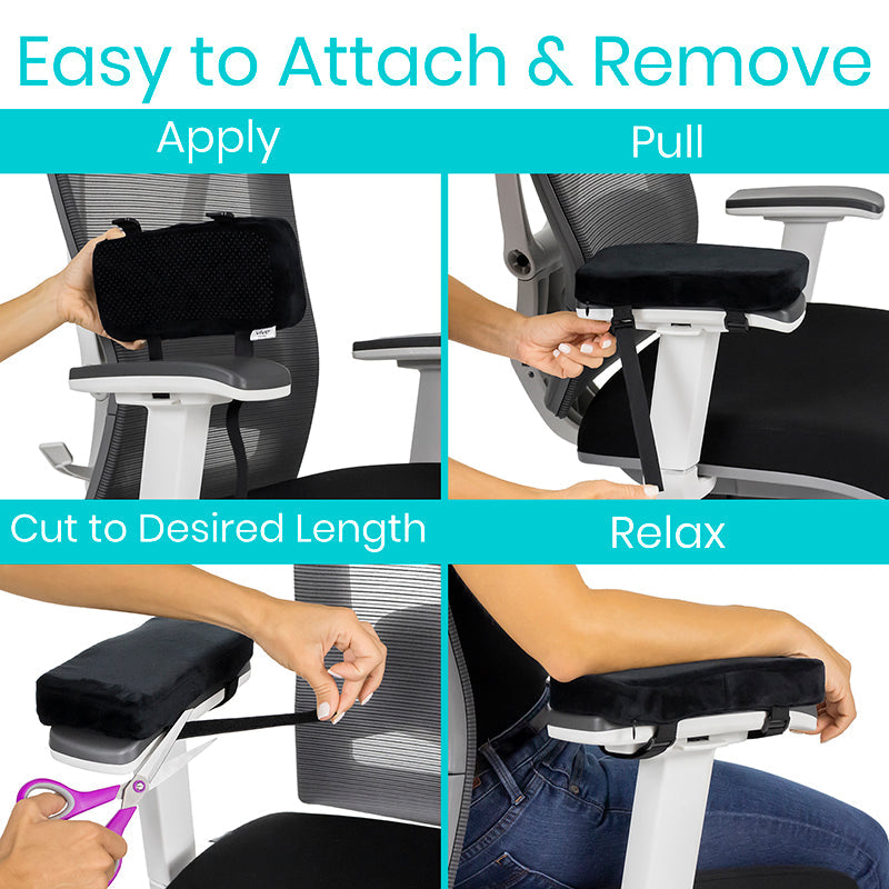 Comfortable Memory Foam Armrest Pads - Ergonomic Support