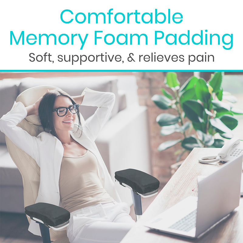Comfortable Memory Foam Armrest Pads - Ergonomic Support