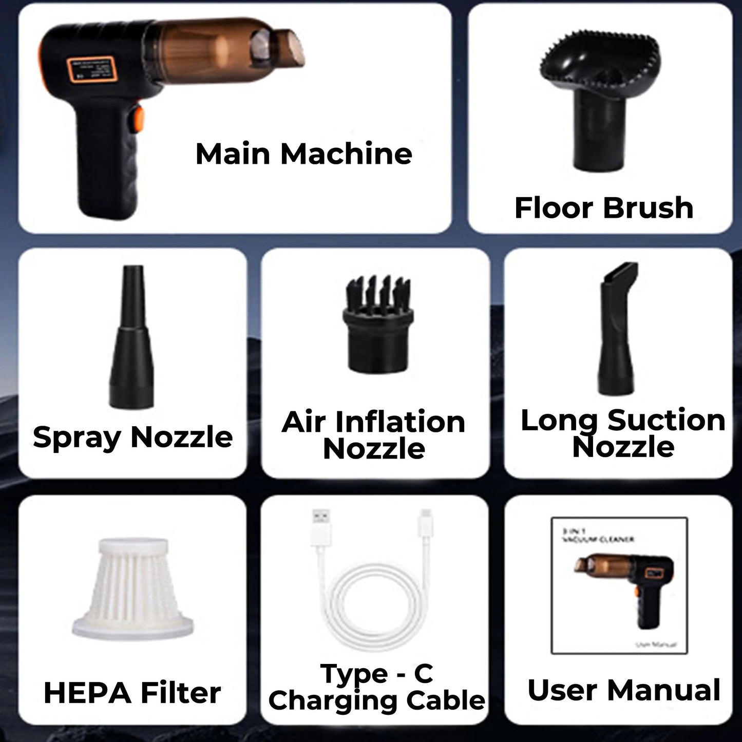 Cordless Car Vacuum Cleaner for Deep Cleaning