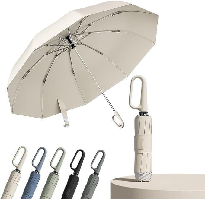 20-Rib Auto Umbrella – Extra Large Windproof for Men