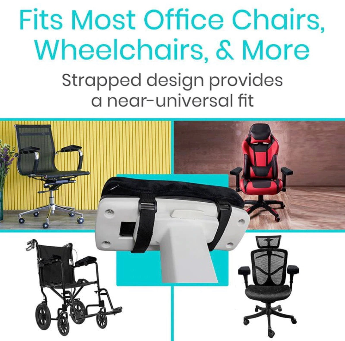 Comfortable Memory Foam Armrest Pads - Ergonomic Support