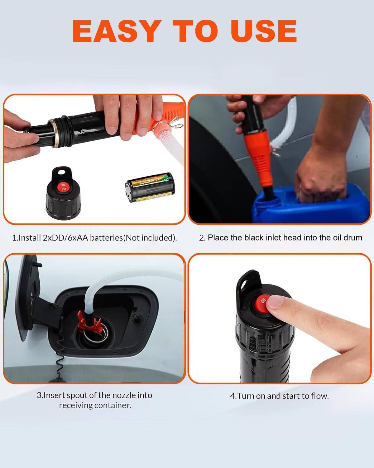 Portable Electric Fuel & Water Transfer Pump