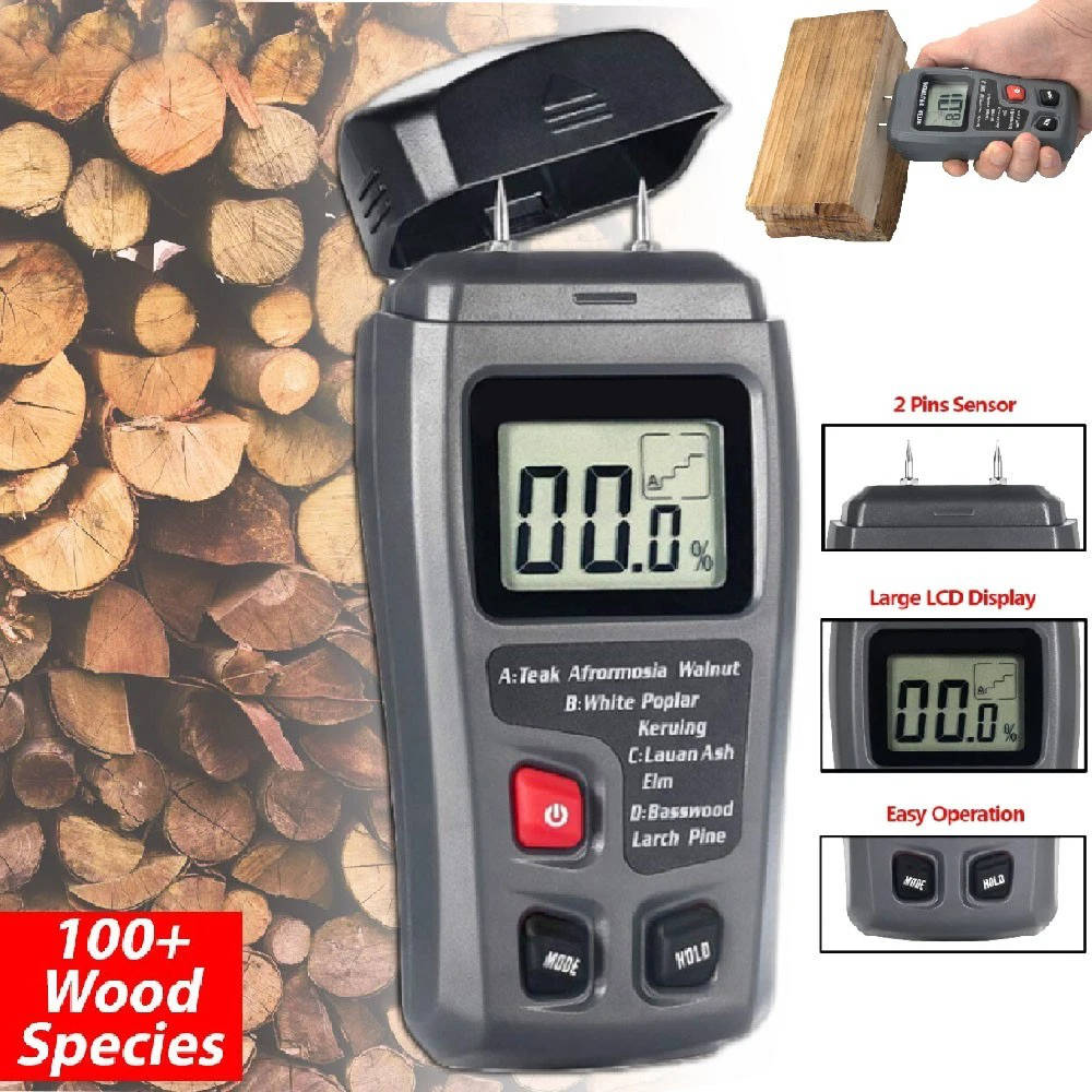 Wood Moisture Meter β Digital Tester for Lumber & Firewood