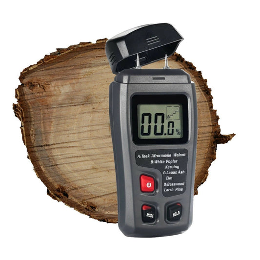 Wood Moisture Meter – Digital Tester for Lumber & Firewood
