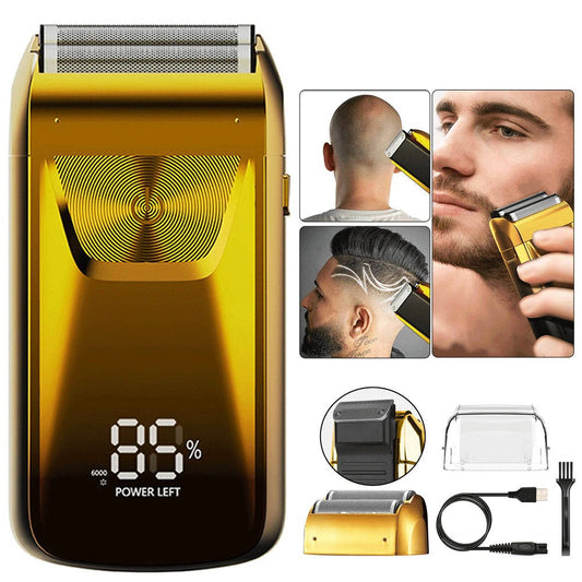 Electric Head & Face Shaver – Bald Grooming Razor