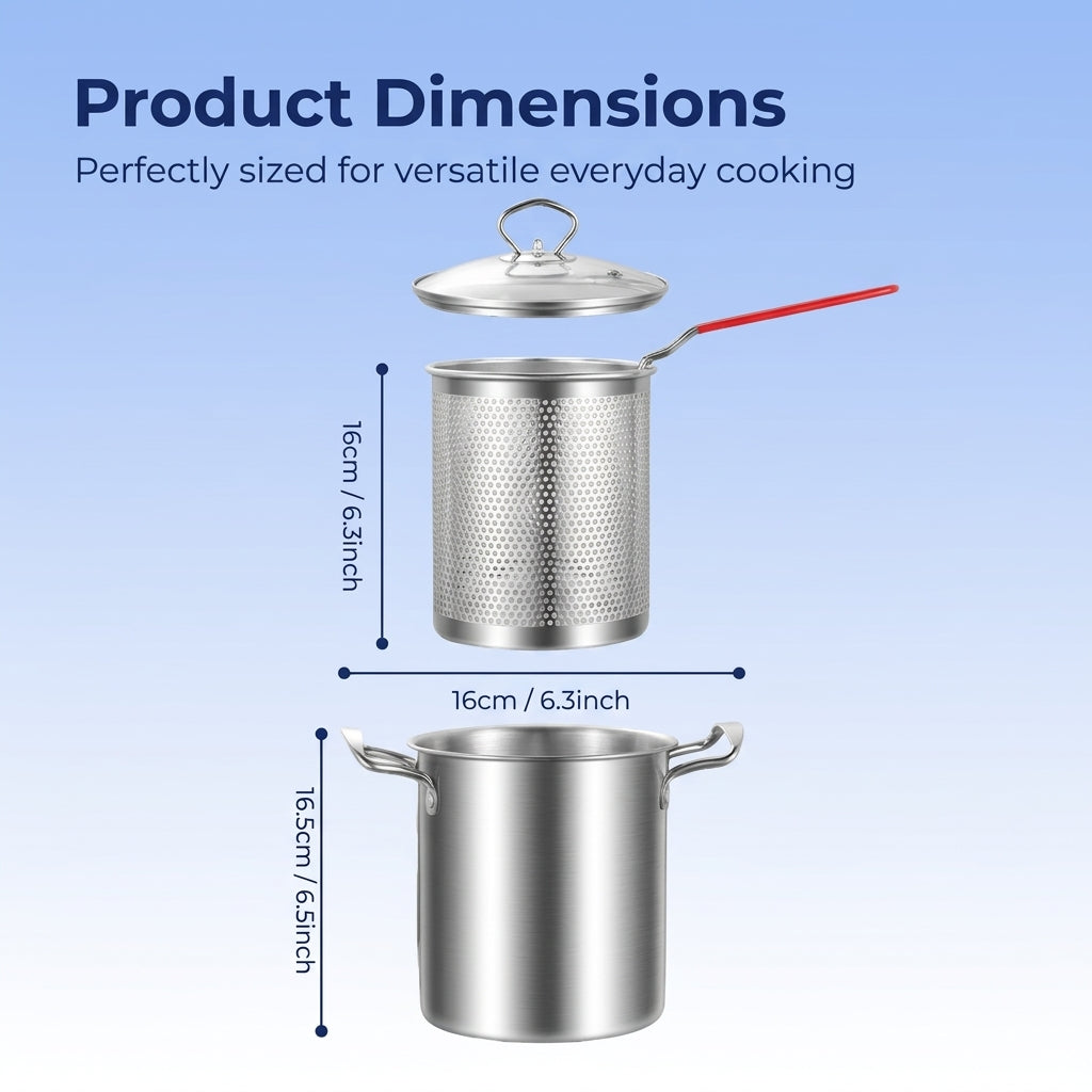 Stainless Fryer Pot