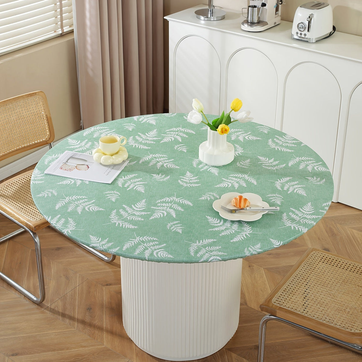 Round Vinyl Tablecloth