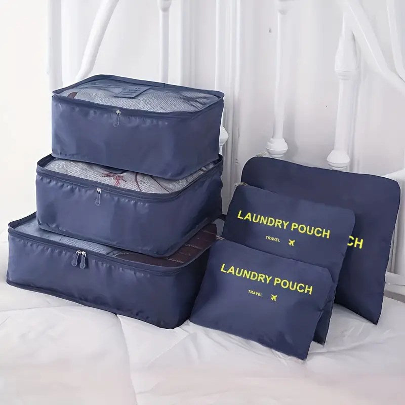 Travel Packing Cubes – 6 Pieces