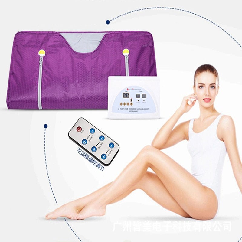Portable Infrared Sauna Blanket - Home Spa Detox