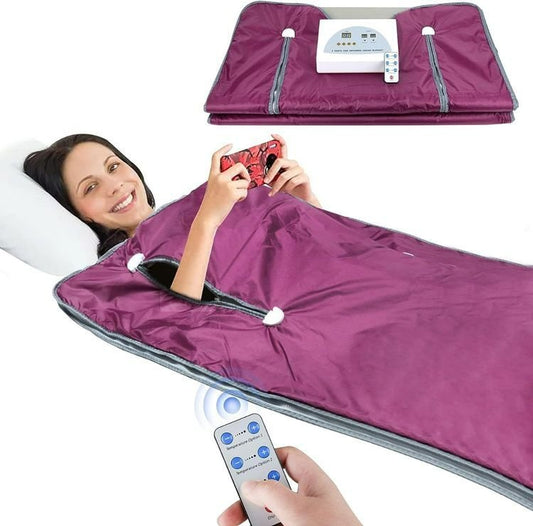 Portable Infrared Sauna Blanket - Home Spa Detox