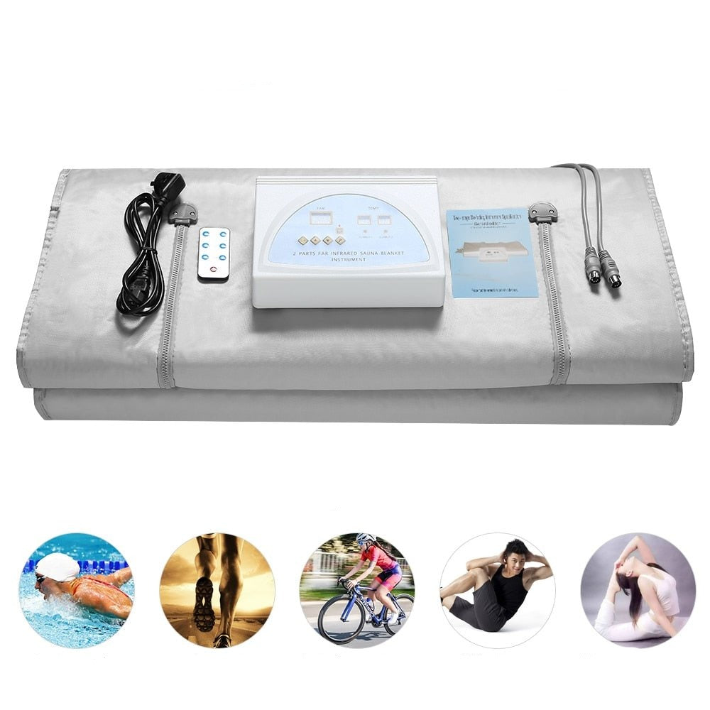 Portable Infrared Sauna Blanket - Home Spa Detox