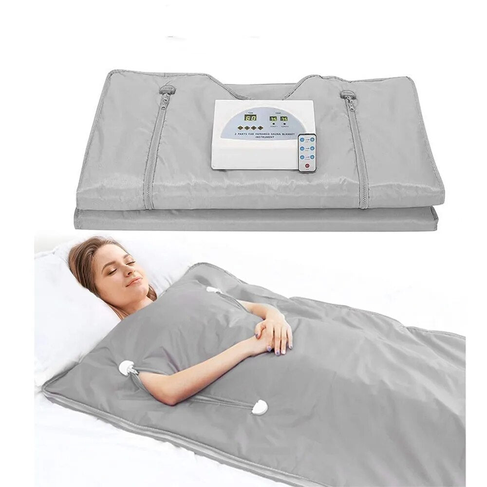 Portable Infrared Sauna Blanket - Home Spa Detox