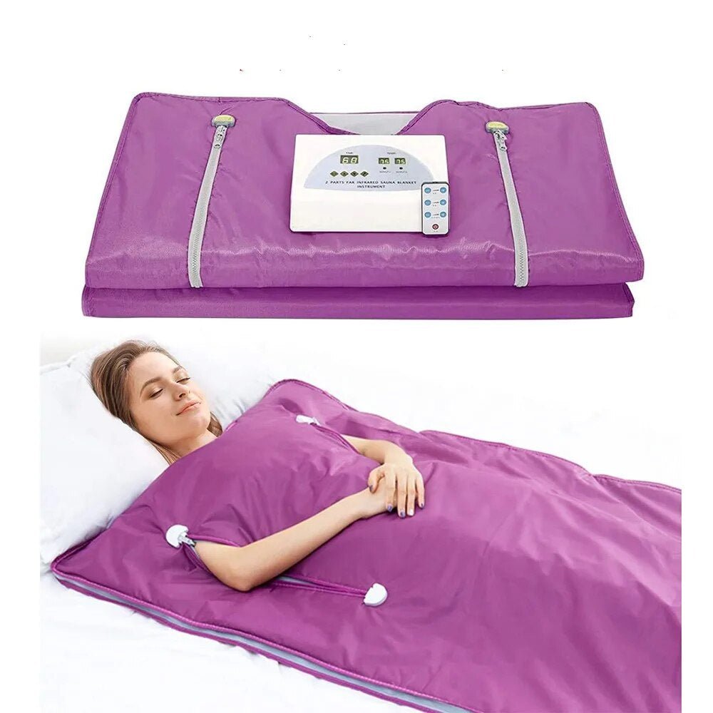 Portable Infrared Sauna Blanket - Home Spa Detox