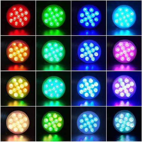 Premium Submersible LED Pool Lights – Remote Controlled RGB, Waterproof & Rechargeable – Perfect for Pools, Hot Tubs, and Fountains