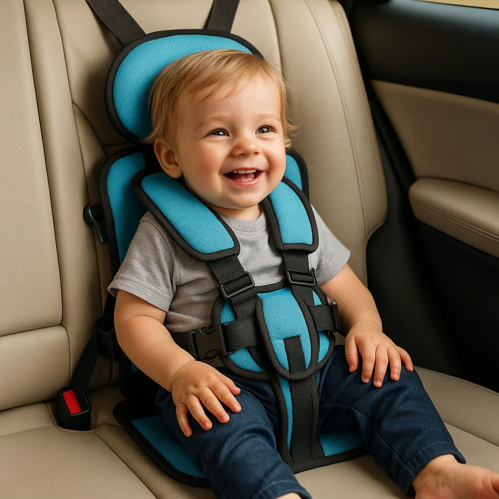 Child Car Booster Seat – Portable Travel Safety Chair