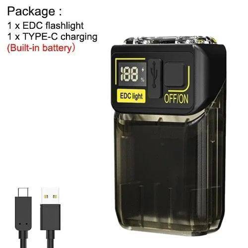 Rechargeable Mini Torch - Portable, Bright & USB Powered