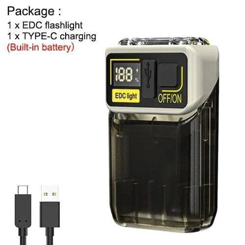 Rechargeable Mini Torch - Portable, Bright & USB Powered