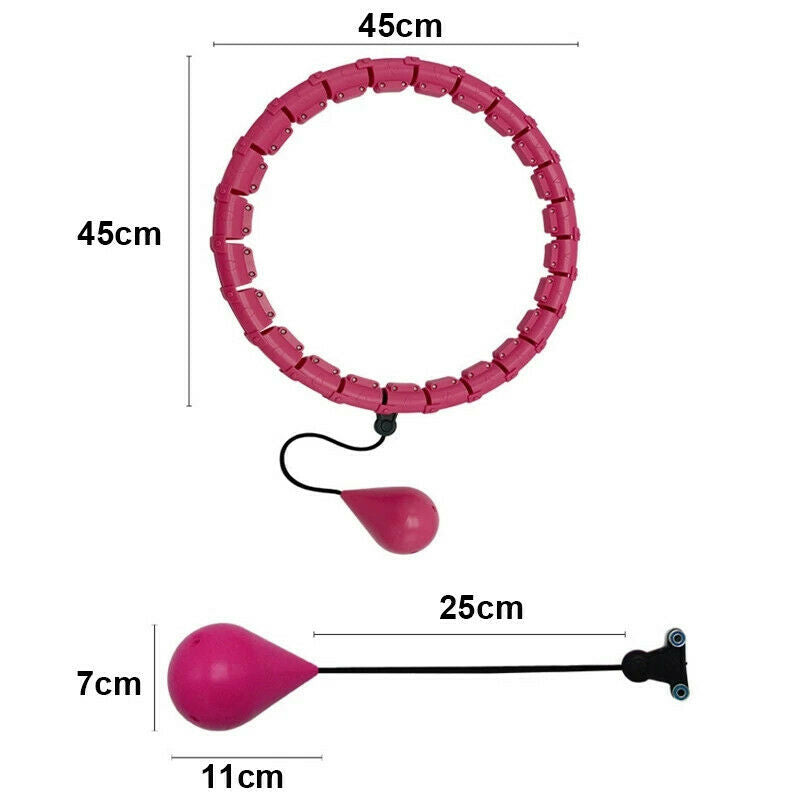 Weighted Hula Hoop – Fat Burner & Calorie Slimming Tool