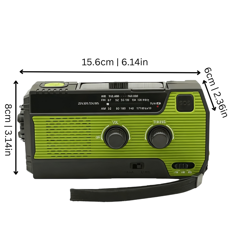 Portable Emergency Weather Radio - Hand Crank