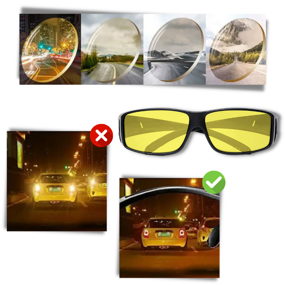 Night Driving Glasses – Enhance Clarity & Reduce Glare