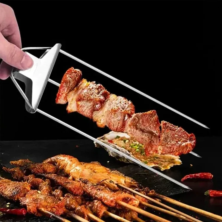 Stainless Steel BBQ Skewer Set 3-Pack