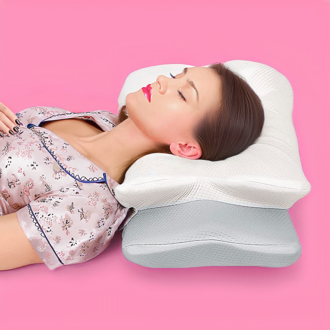 Ergonomic Orthopedic Pillow - Neck & Shoulder Support
