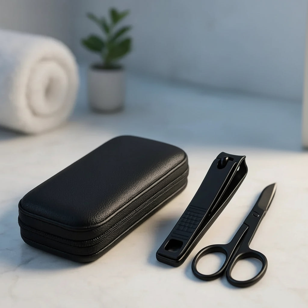 Portable Nail Clipper Set for Travel & Grooming