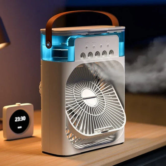 Portable Air Cooler - Mini AC with Humidifier & Silent Fan for Personal Cooling
