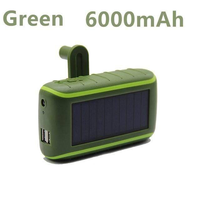 Hand Crank Solar Power Bank - Portable and Emergency Ready