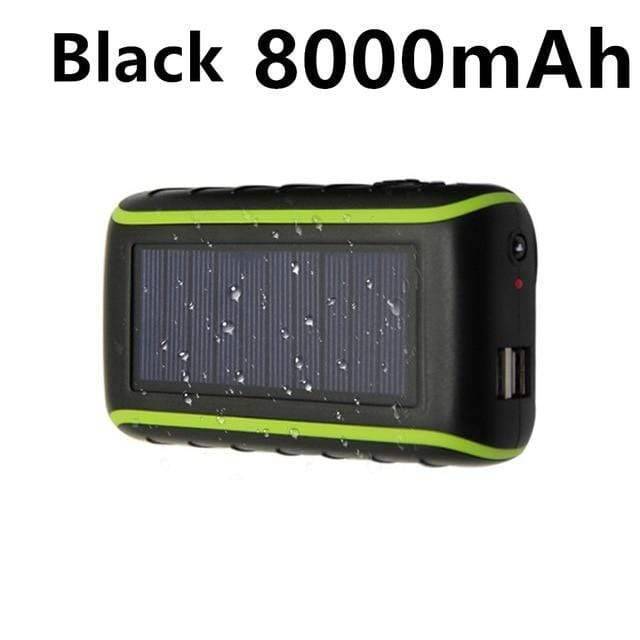 Hand Crank Solar Power Bank - Portable and Emergency Ready