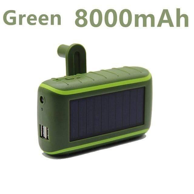 Hand Crank Solar Power Bank - Portable and Emergency Ready