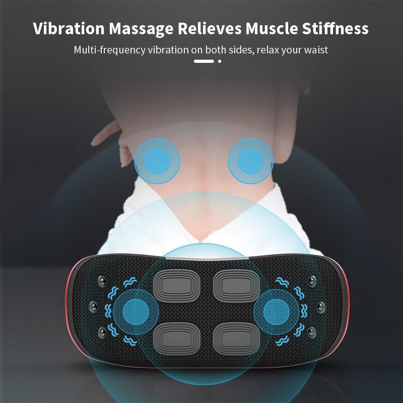 Electric Back Massager - Lumbar Pain Relief & Support