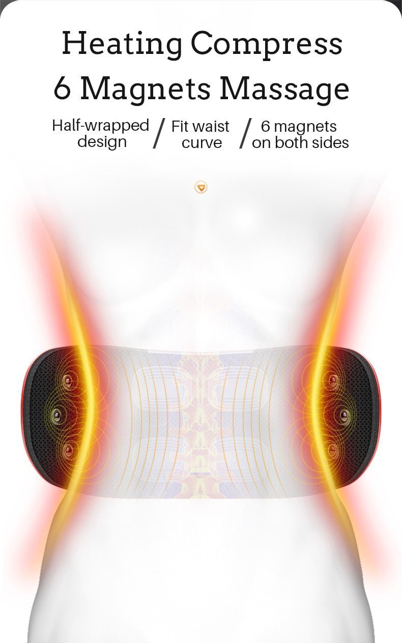 Electric Back Massager - Lumbar Pain Relief & Support