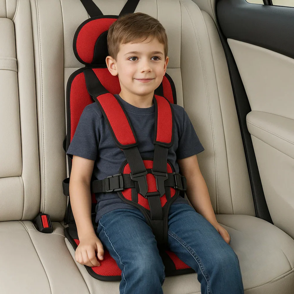 Child Car Booster Seat – Portable Travel Safety Chair