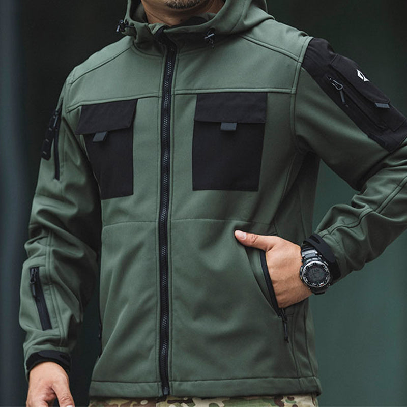 5-in-1 Tactical Jacket – Waterproof Softshell for All Terrain