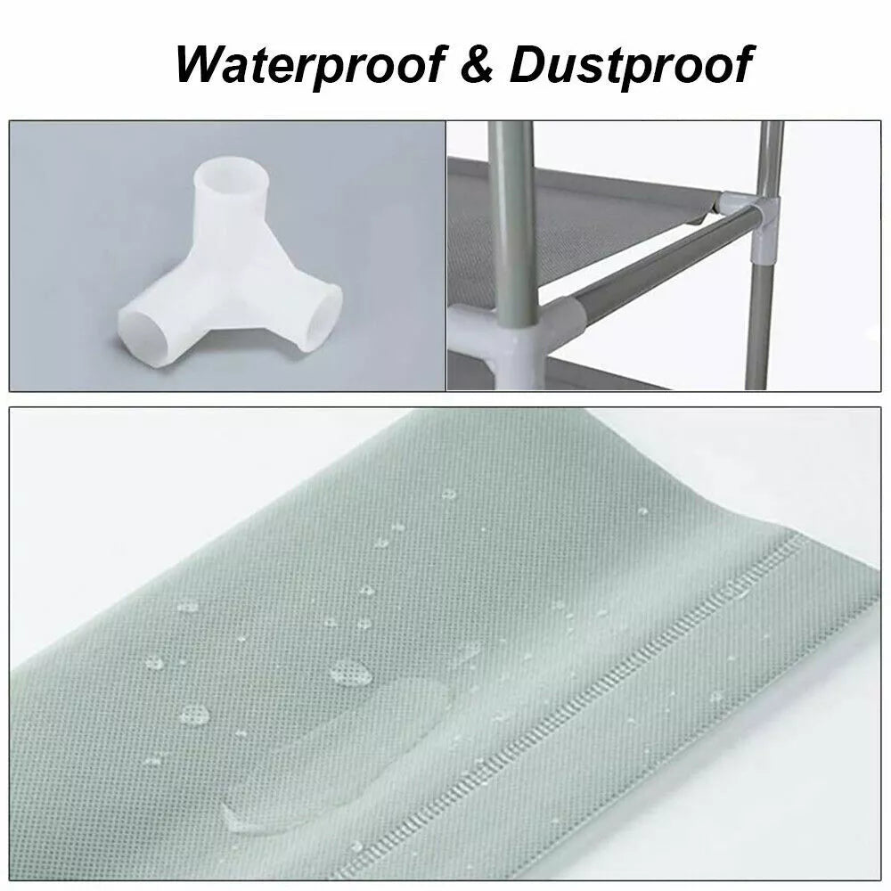 Self Standing Shoe Rack Cabinet – Modern & Spacious Shoe Organizer for Entryway Storage