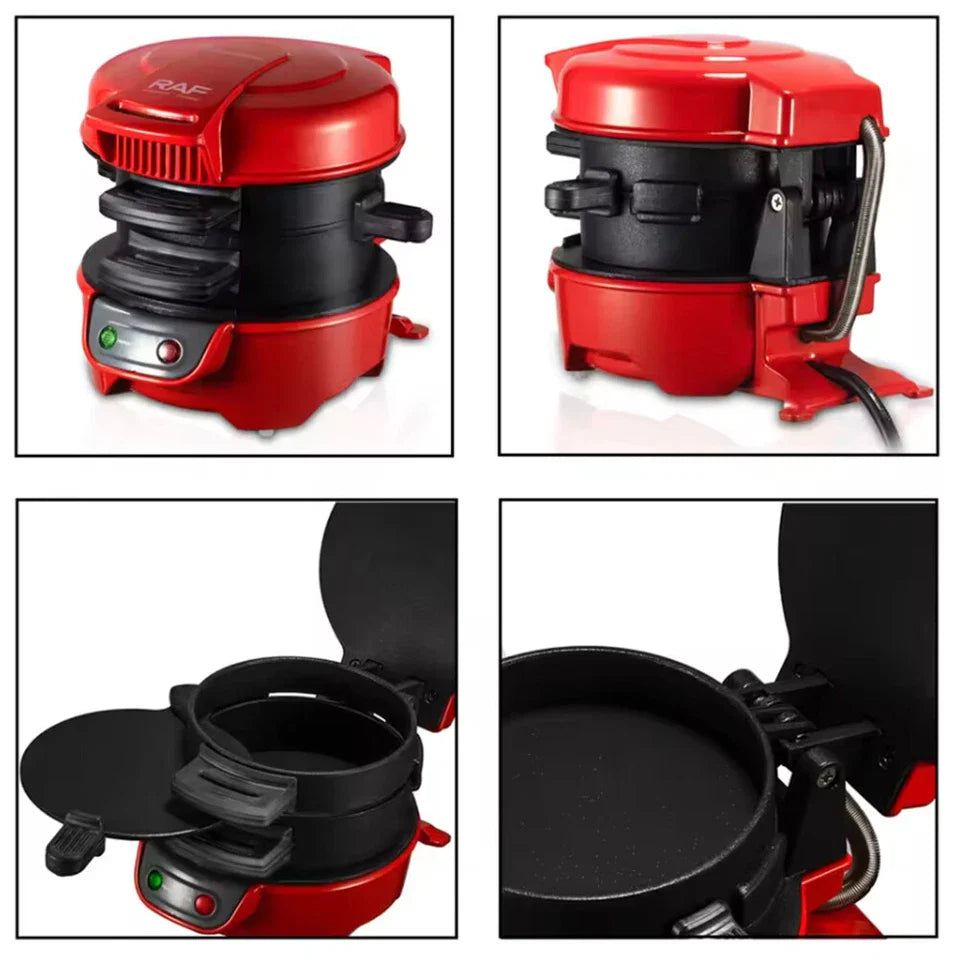 Electric Breakfast Sandwich Maker - Muffin, Bagel & Egg Cooker