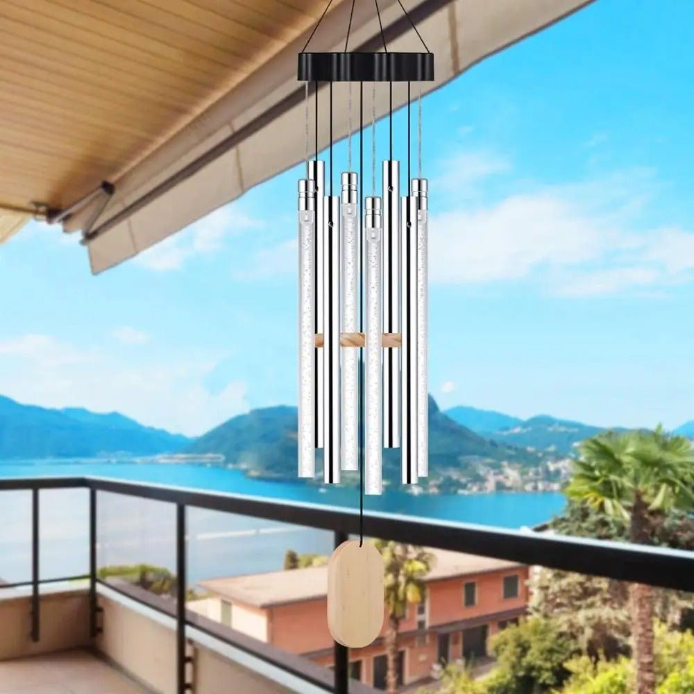 Solar LED Wind Chimes – Outdoor Garden Decor