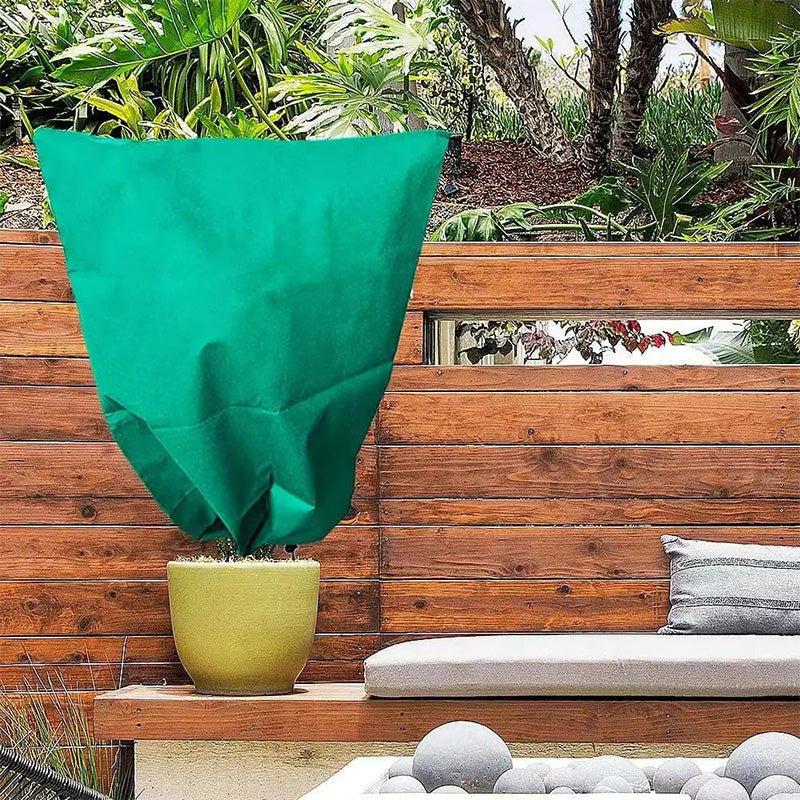 Plant Freeze Protection Covers – Thickened with Drawstring Bag