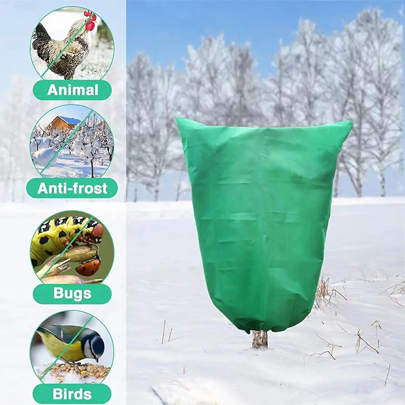 Plant Freeze Protection Covers – Thickened with Drawstring Bag