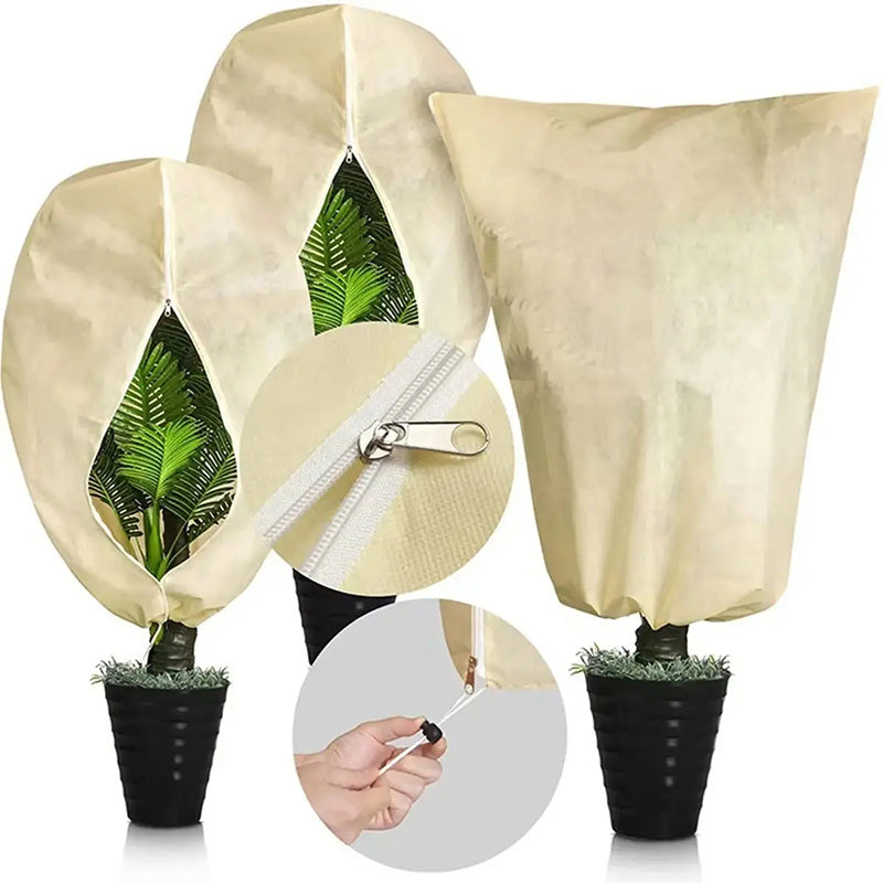 Plant Freeze Protection Covers – Thickened with Drawstring Bag