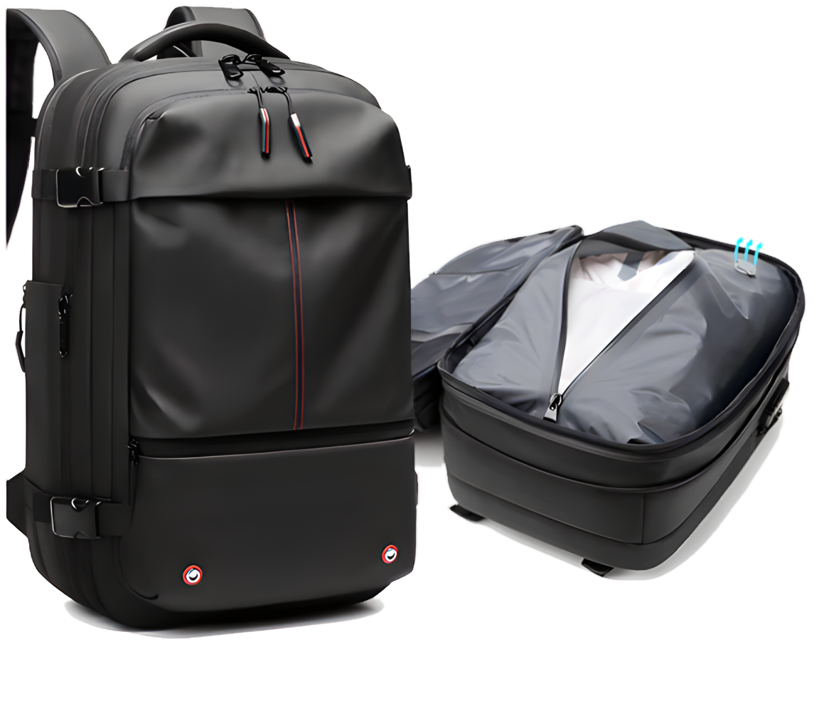 Travel Backpack with Vacuum Compression - Compact & Efficient